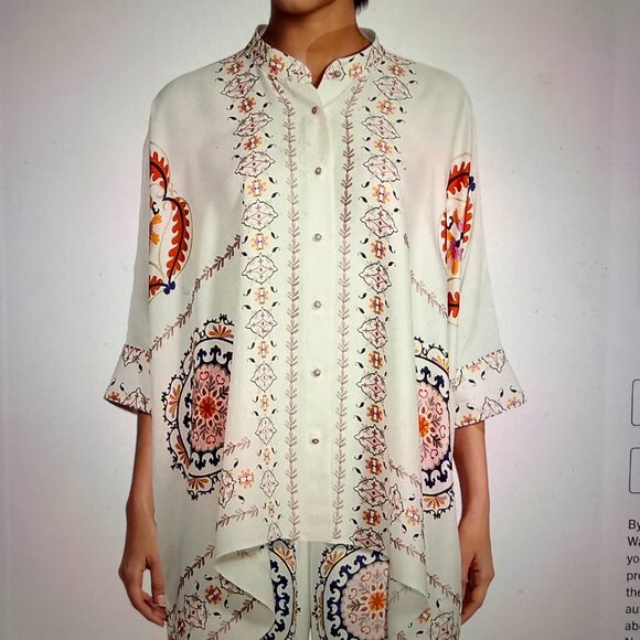 JADE BY JOHNNY WAS ~ BLOUSE AND PANTS ~ SIZE L/XL - Picture 3 of 15